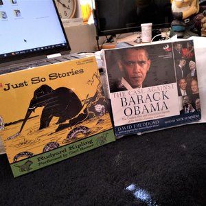 Just So Stories & The Case against Barack Obama Audio books  bundle on CD